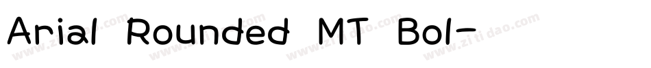 Arial Rounded MT Bol字体转换